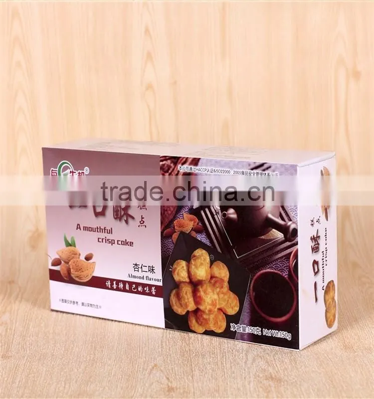 cheap biscuit paper cookie box packaging