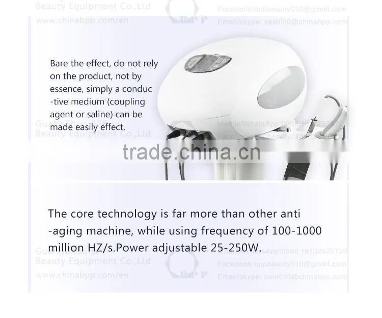 Beauty equipment rejuvenation & anti wrinkle radio frequency machine