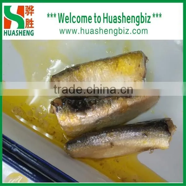 125g Canned Sadines in Vegetable oil Big Whole fish body