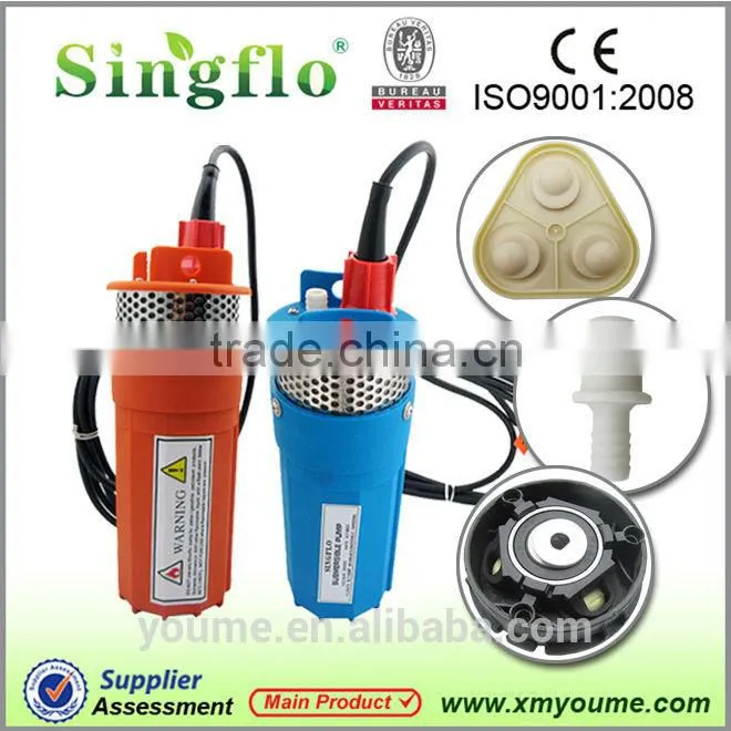 dc deep well submersible solar water pumps