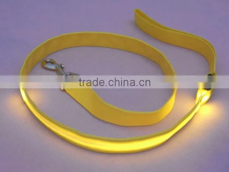 Waterproof led usb rechargeable flashing dog collars & leashes
