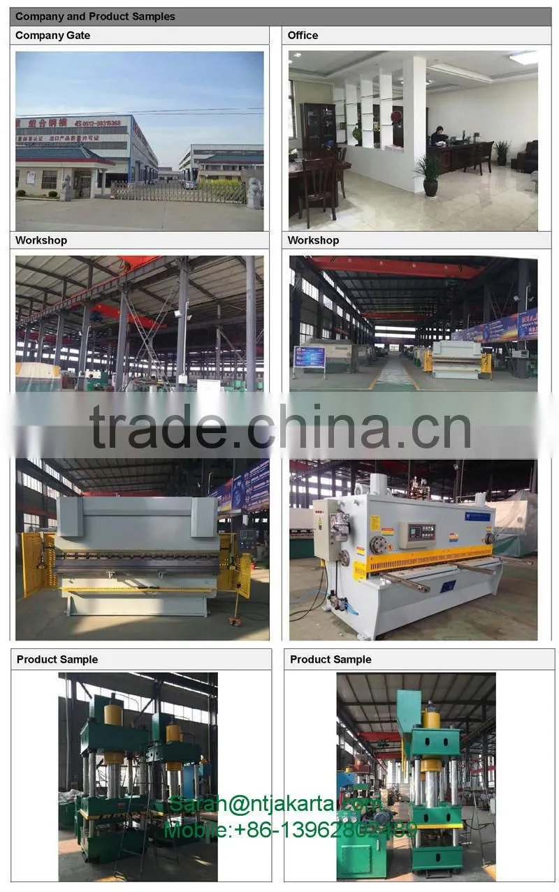 2015 Hot sale QC11Y-12*2500 Hydraulic guillotine shear ,cutting machine forming machine