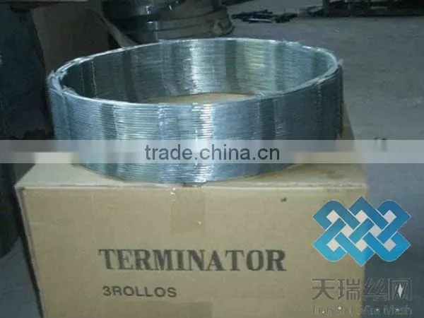 stainless steel and galvanized concertina razor wire