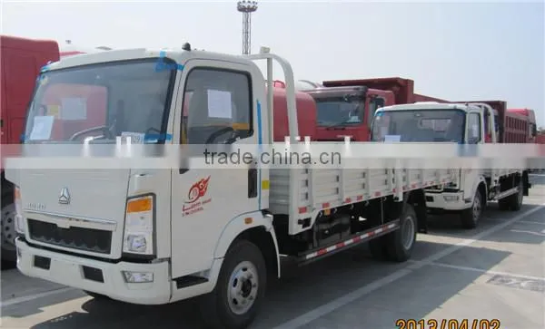 Price of Sinotruk howo 4X2 small delivery truck