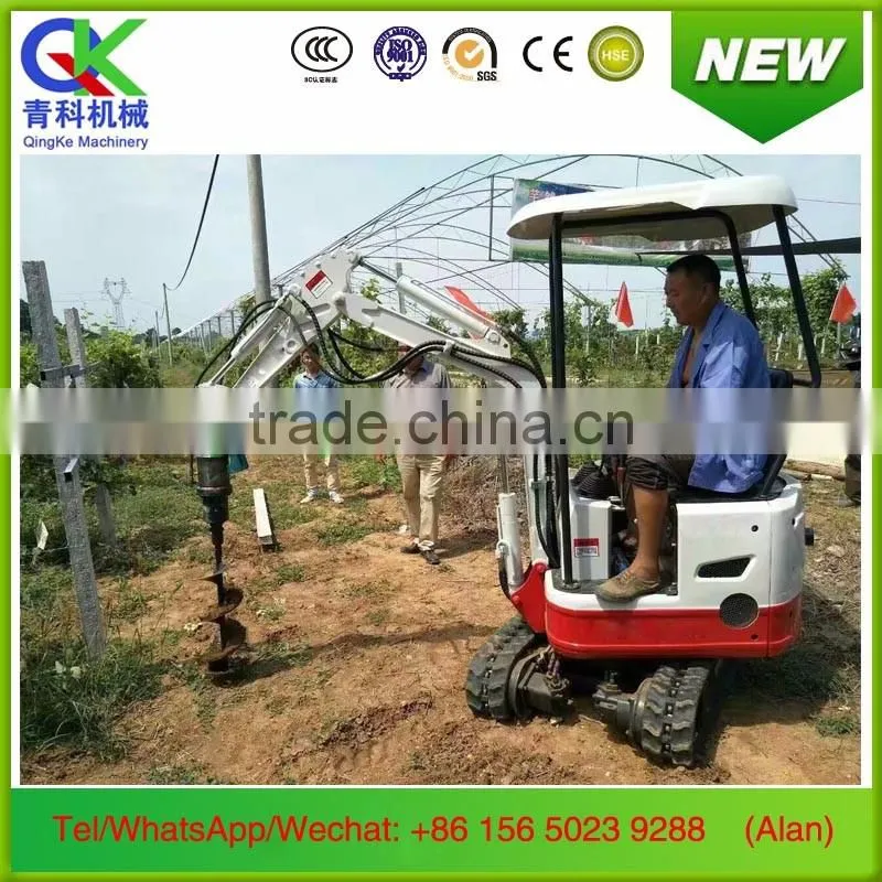 small 0.8ton hydraulic crawler excavator for orchard forest farm greenhouse