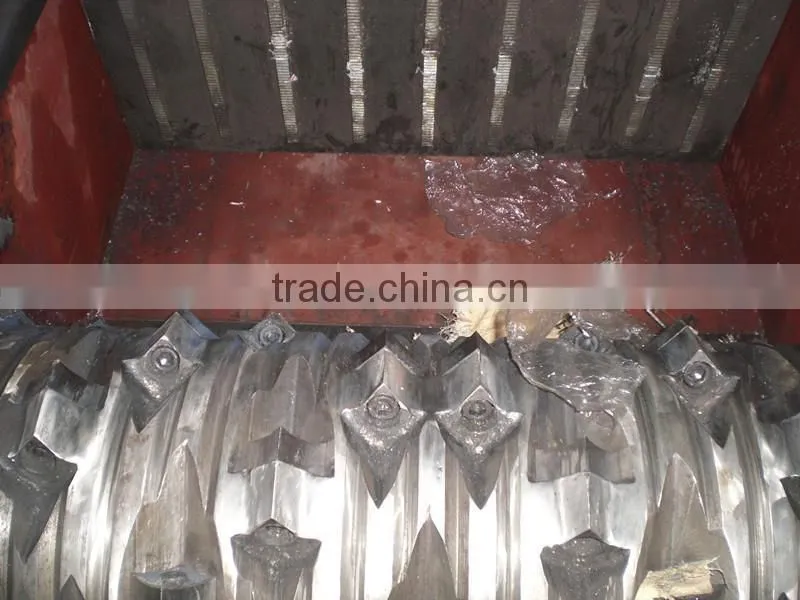Single shaft Shredder for waste plastic and wood scarp