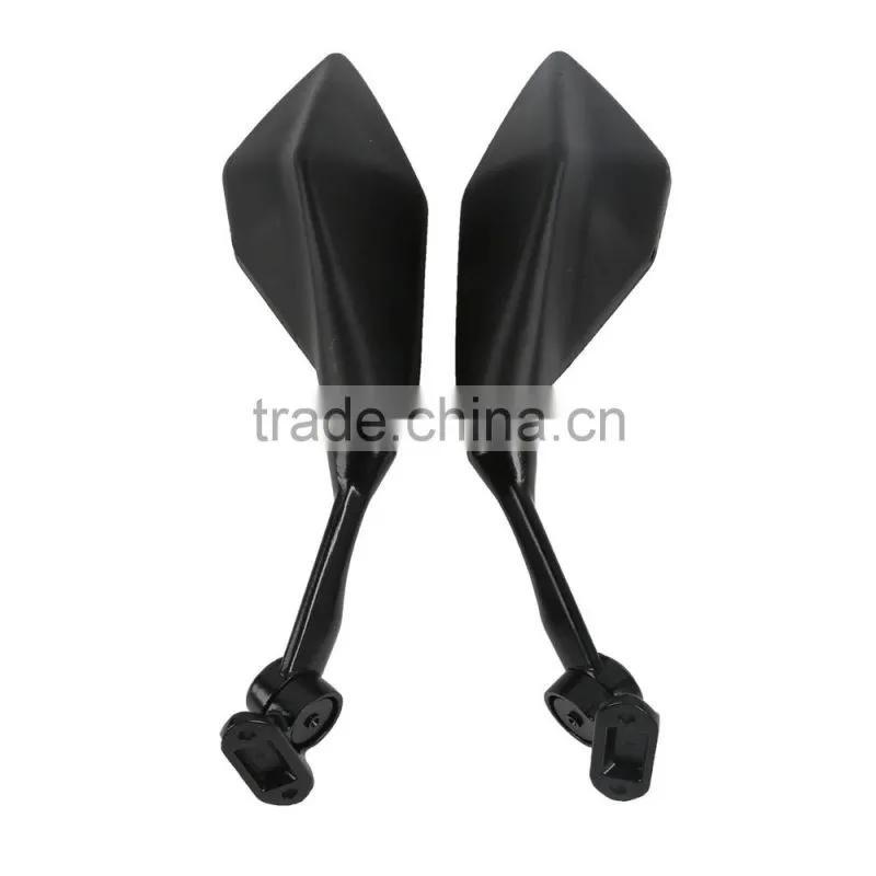 Black Rear View Side Mirrors Pair For Kawasaki Ninja 300R EX300 ABS 2013-2015 14
