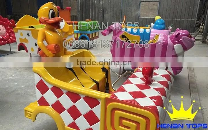 Indoor Soft Play Equipment Electrical Train High Mini Shuttle