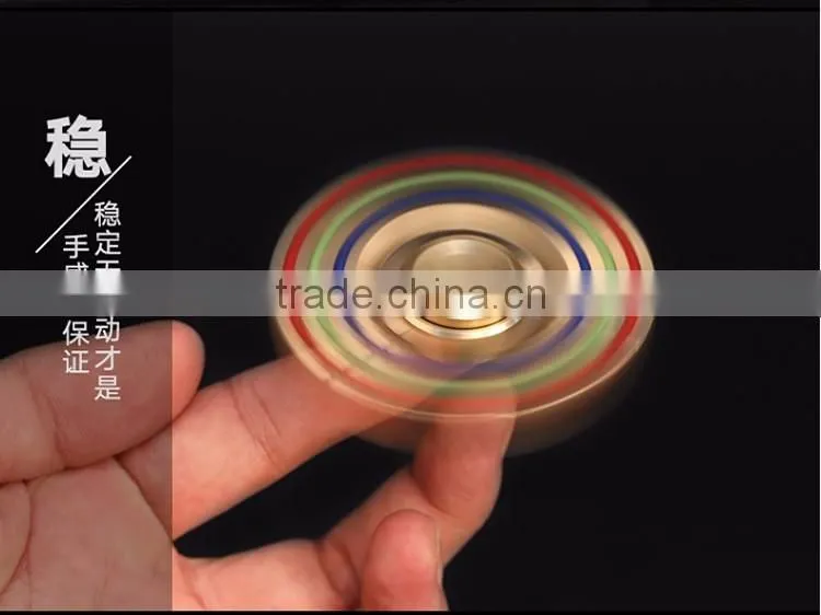 Factory Outlet fidget spinner toy metal with different colors