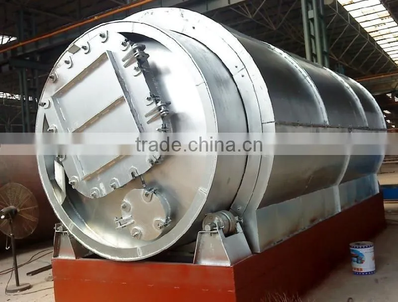 waste tyre pyrolysis plant recycling tyre to oil fast installation