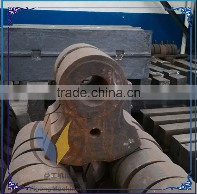 high manganese steel casting hammer crusher spare parts manufacturer, Hammer Plate price