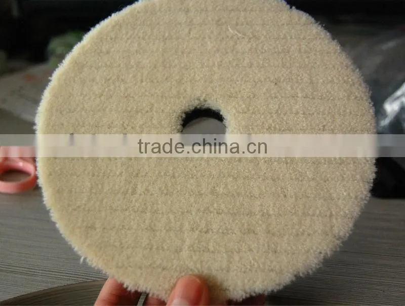 Car part / wool pads with a foam