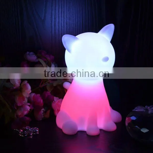 Animal Style Night Light PVC Plastic LED Night Lamp Table Nightlights for Children