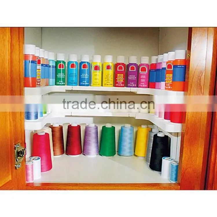Plastic Spicy Shelf Saving Space Cabinet Spice Bottle Organizer Shelf