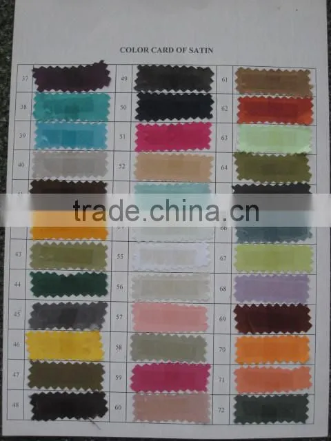 Shiny fabric roll satin /rosette satin table cloth/plain satin saree