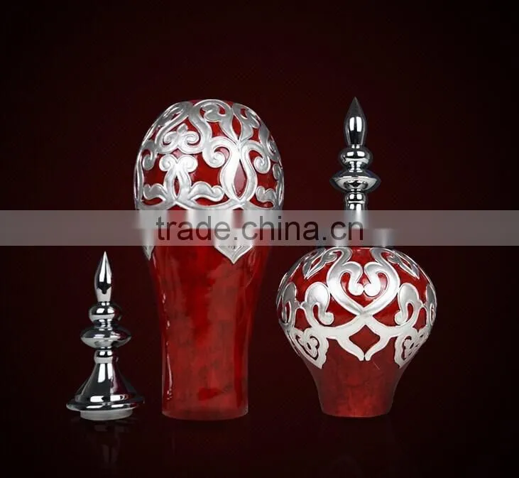 2015 Modern European style resin decorative vases for wedding