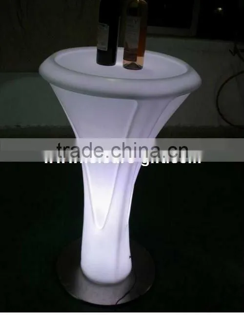 FO-8525 Led bar cocktail table,bar furniture,led illuminated table