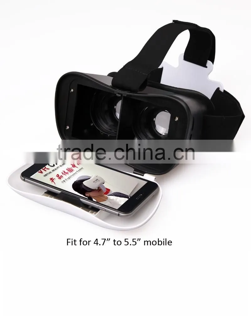 Wholesale alibaba VR BOX virtual reality 3D glasses VR headset glassess