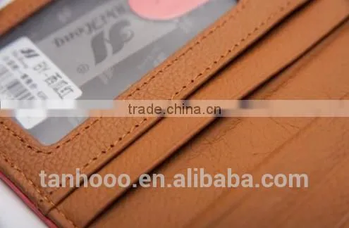 Women's Genuine Leather wallet trifold card money long purse hot
