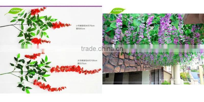 GNW FLV07 artificial flower wreath can use for flower bracelet wedding decoration