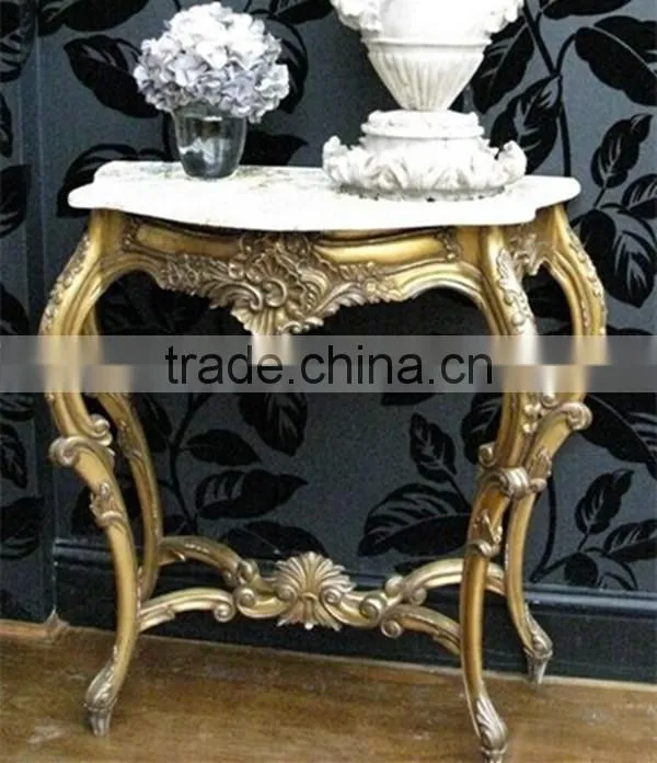 China factory wholesales polyresin decorative table corner table
