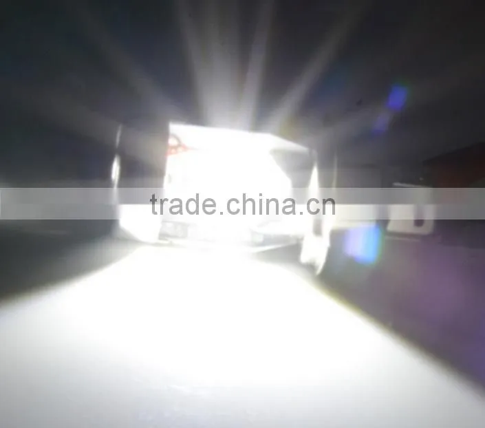 Motorcycle LED light bulbs and light and clear Three jaw H4 headlamps