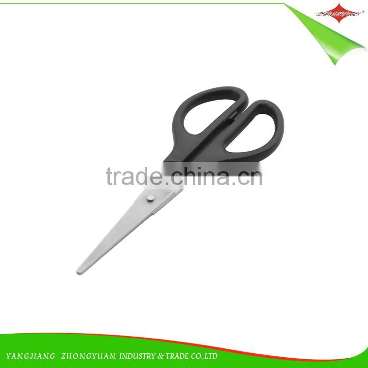 ZY-J7002 6 inch Stainless Steel Blade Sharp Edge Student Paper Office Cutting Scissors