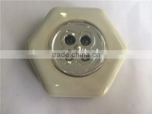 3 super white LED push light