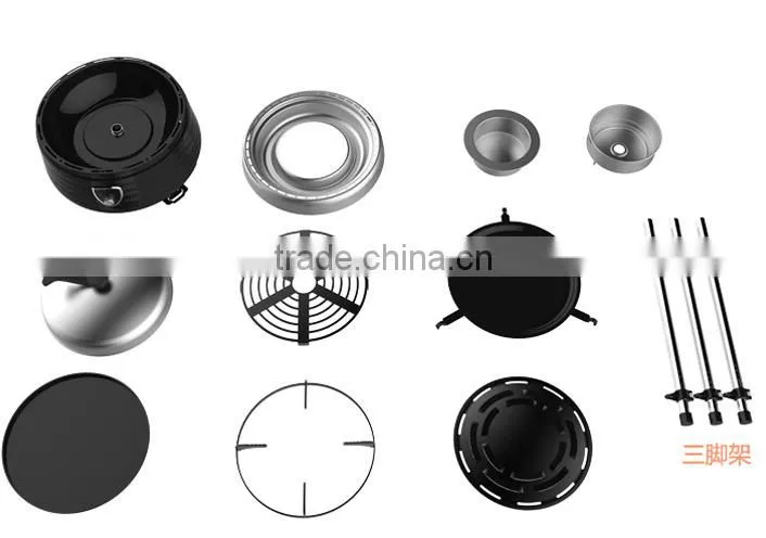 Outdoor Smokeless stainless steel charcoal bbq grills outdoor