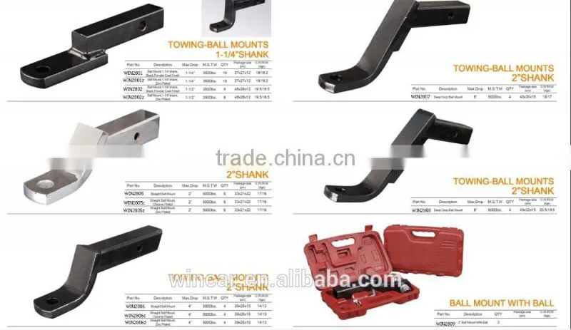 CLEVIS BALL MOUNT With Solid Shank