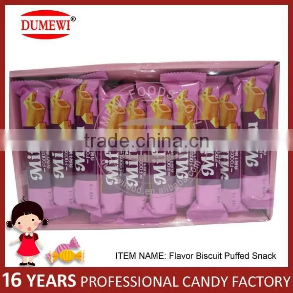 Cheese Flavor Biscuit Puffed Stick/ Sandwich Biscuits Stick