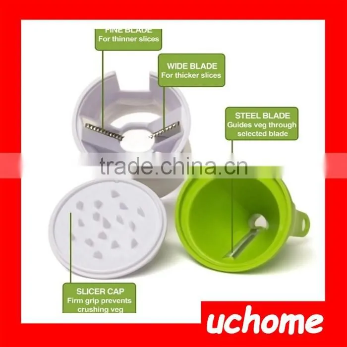 UCHOME Stainless Steel Manual Vegetable Fruit Spiral Slicer/Vegetable Spiralizer Best Price