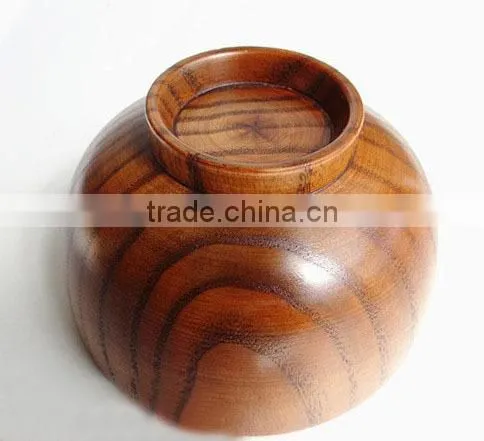 Bamboo food salad bowl