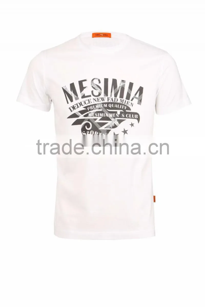 mens fashion slim design cotton plain mens t shirt