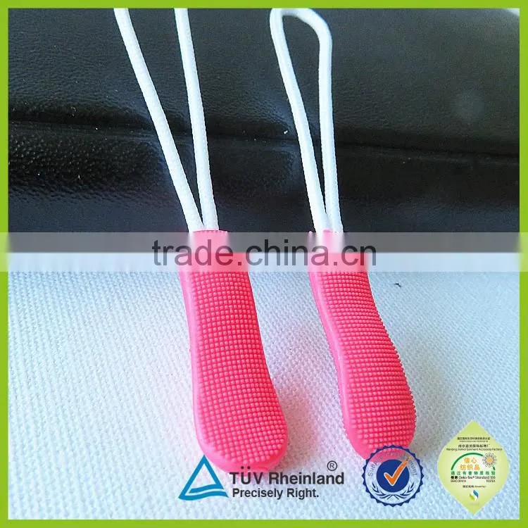 OEM high quality personalized reversible pvc silicone zippers and sliders