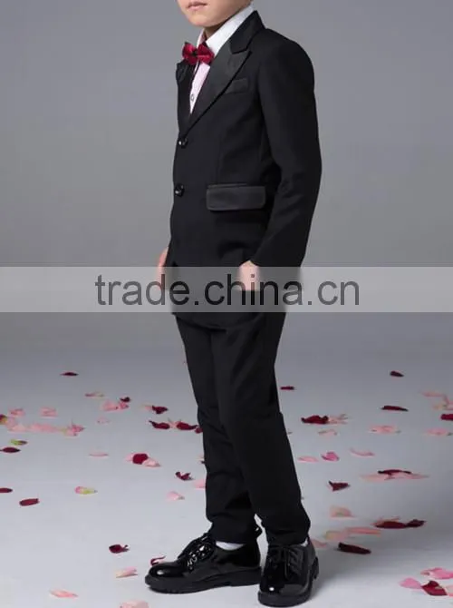 BOY'S TR STAIN LAPEL SUITS- JACKET&PANTS&VEST