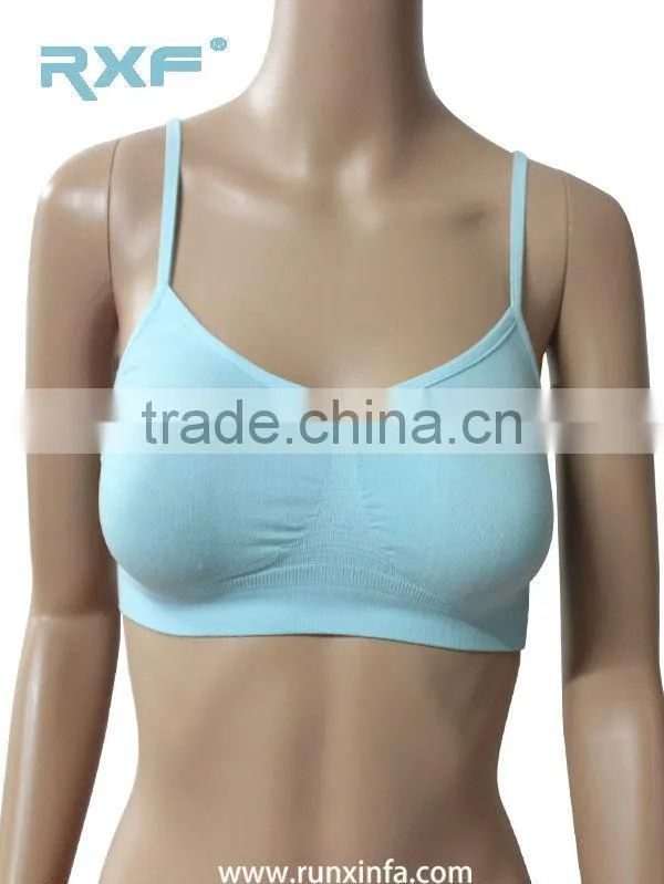 Hot girls sports bra for yoga/custom sports bra