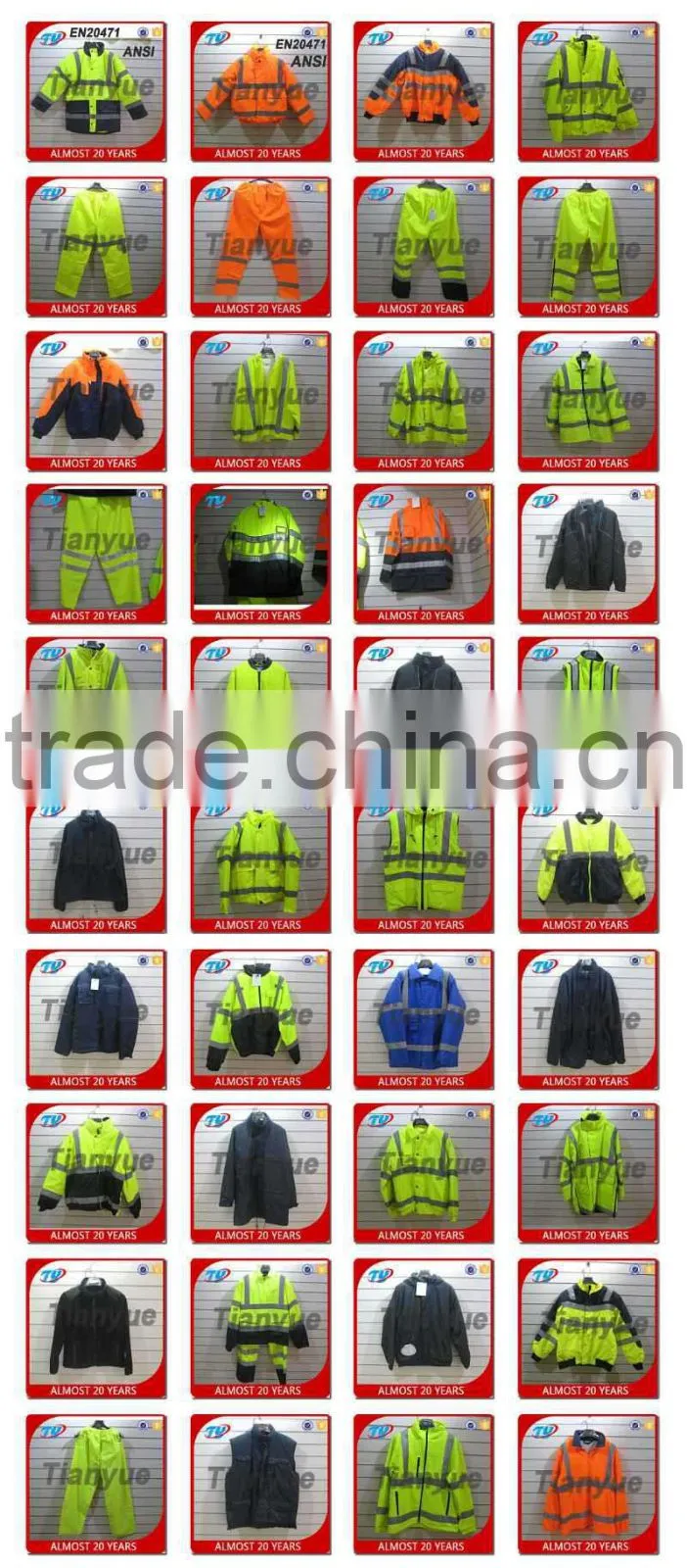 reversible reflective jacket