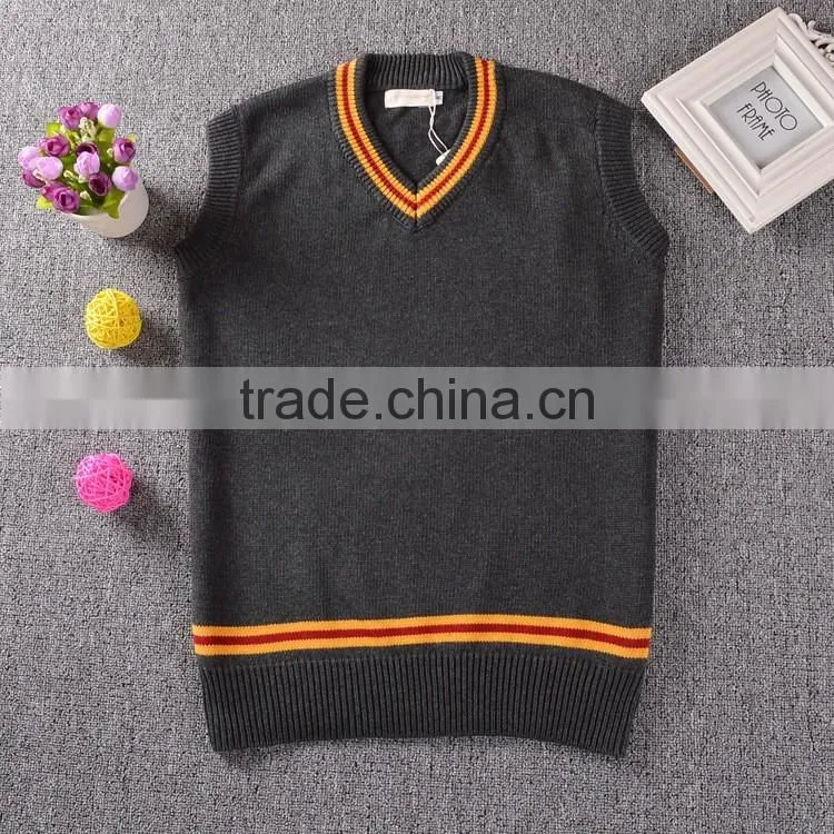 Unisex private school-uniform vests sample
