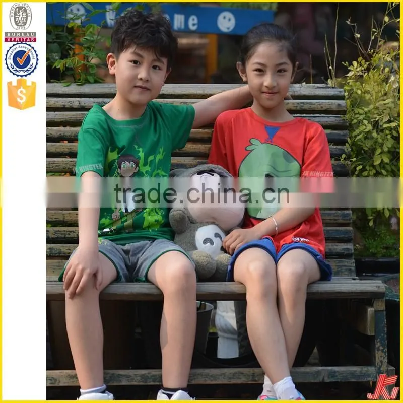 oem short sleeve high quality print children t shirt
