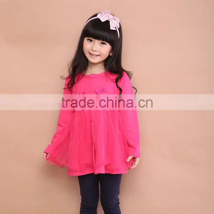 2016 fashion design baby girl clothes for autumn and spring