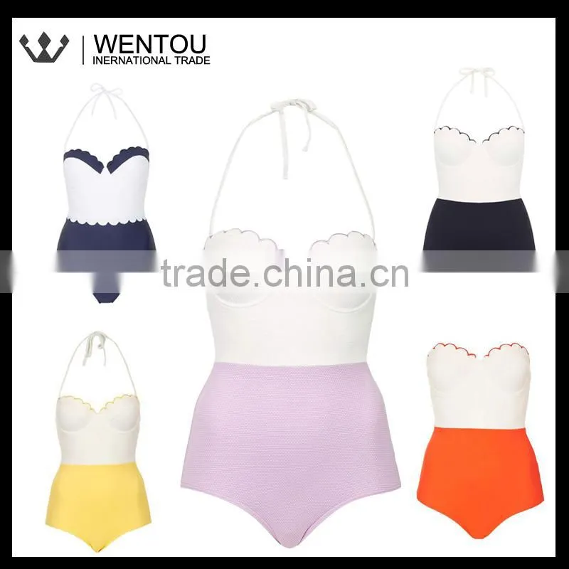 New Arrival Scallop Sexy Maillot