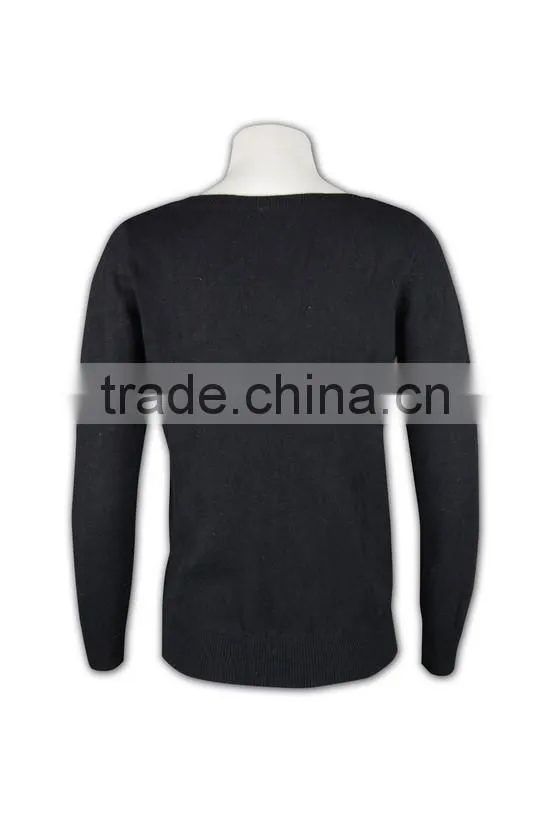 ISO9001/BSCI Manufature round neck blank ladies formal cardigan sweater