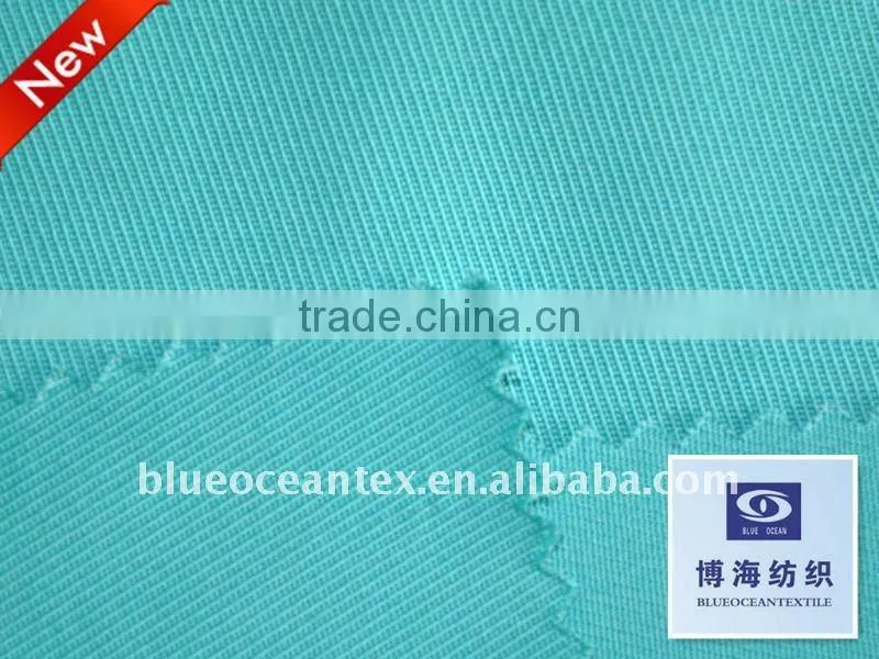 tiffany blue denim fabric of wrinkle free cotton fabric