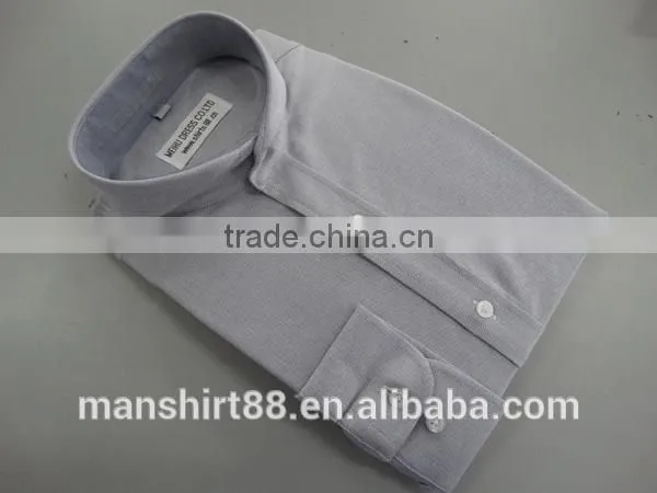 men's fashional big cut away collar 100% cotton oxford casual shirt