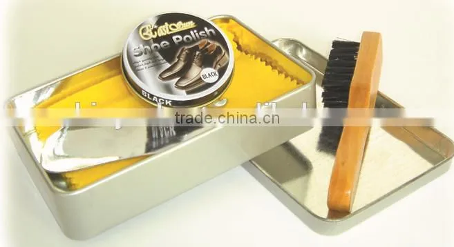 travel shoe cleaning set easy-carry shoeshine kit manufacturer