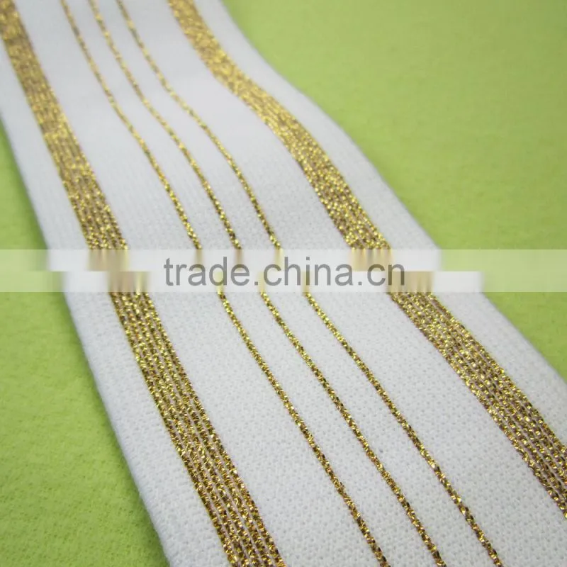 striped elastic ribbon