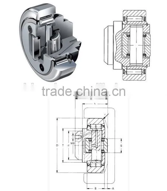 4.054 china alibaba high quality forklift combined track roller bearing