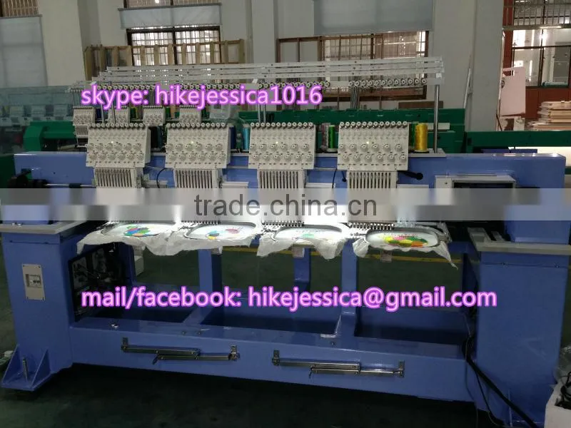 YINGYING 1502 1202 2heads double heads 15needles 12colors 12needles compact flat and cap t shirt computerized embroidery machine