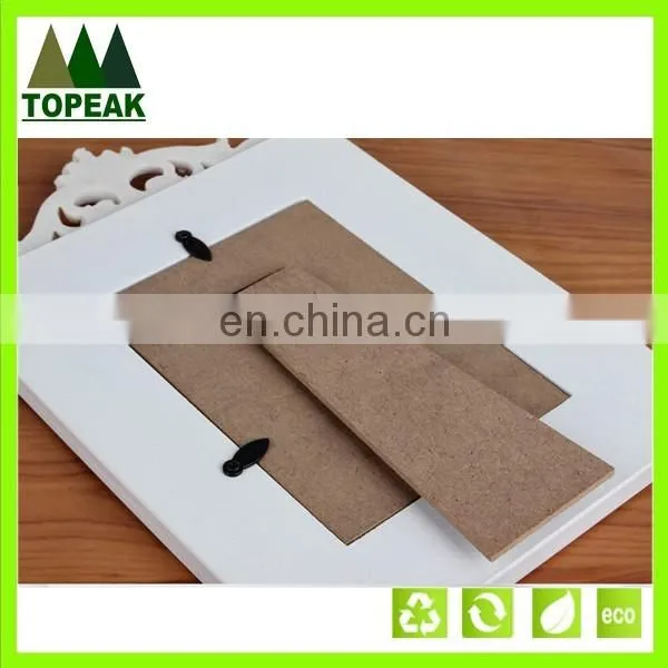 Retro European white simple wooden frames designs / wooden picture frame /Carved hollow frame wedding love photo frames